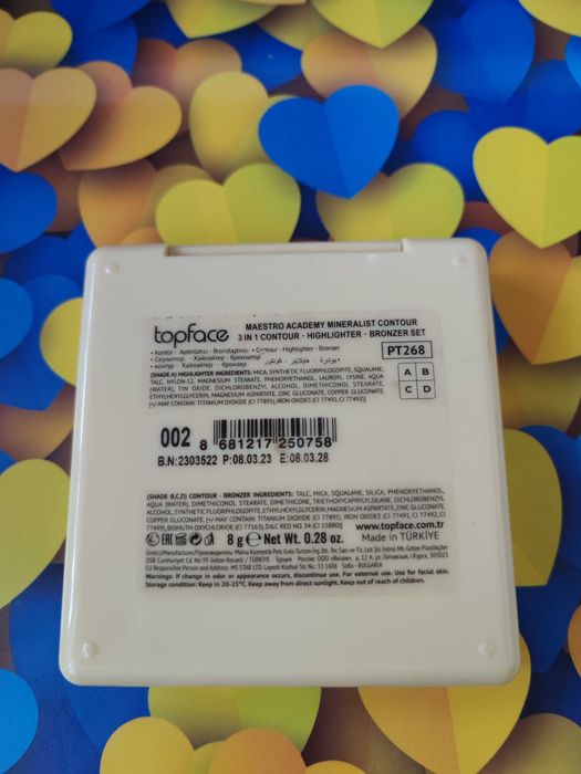 Палетка для контурингу Topface Maestro Academy Mineralist Contour