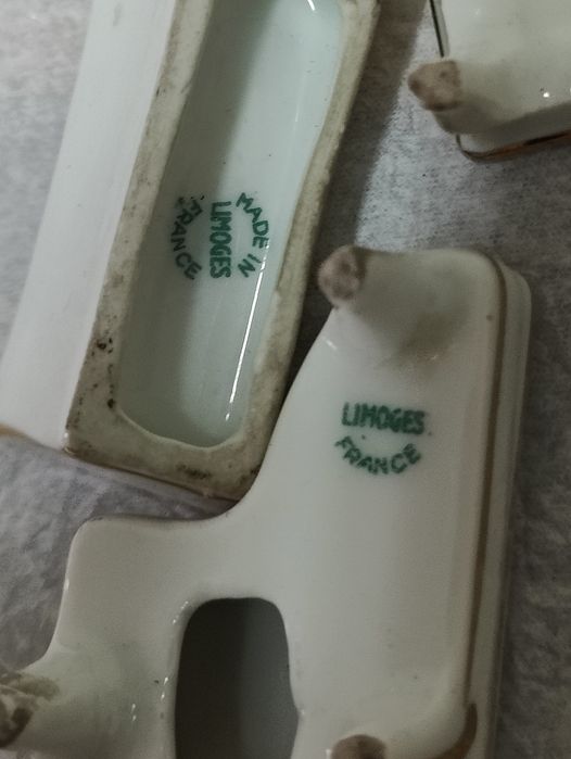 Conjunto miniaturas Limoges Porcelana Vintage