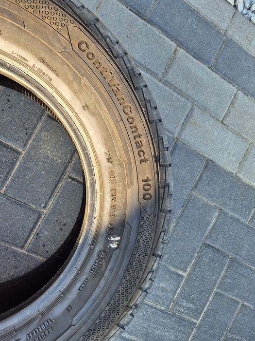 Continental contivancontact 100 205/75/16C Rok 2021 7.5mm. Opona pojed