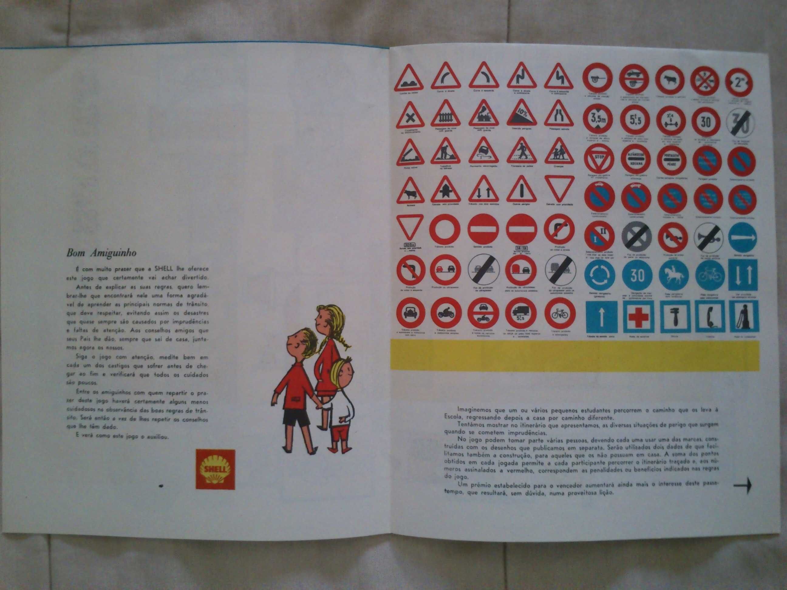 Jogo do Trânsito, edição da Shell Portuguesa, anos 60/70 completo