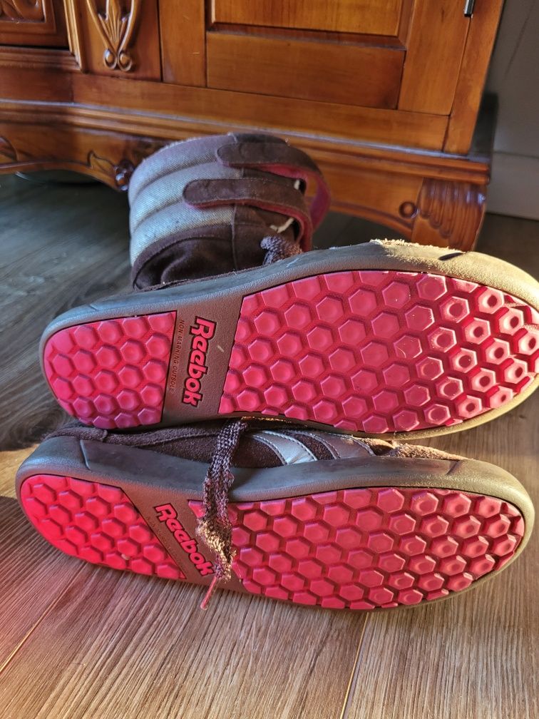 Kurtka zimowa nowa buty zimowe ocieplane reebok