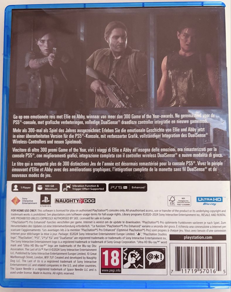 The last of us2 remastered