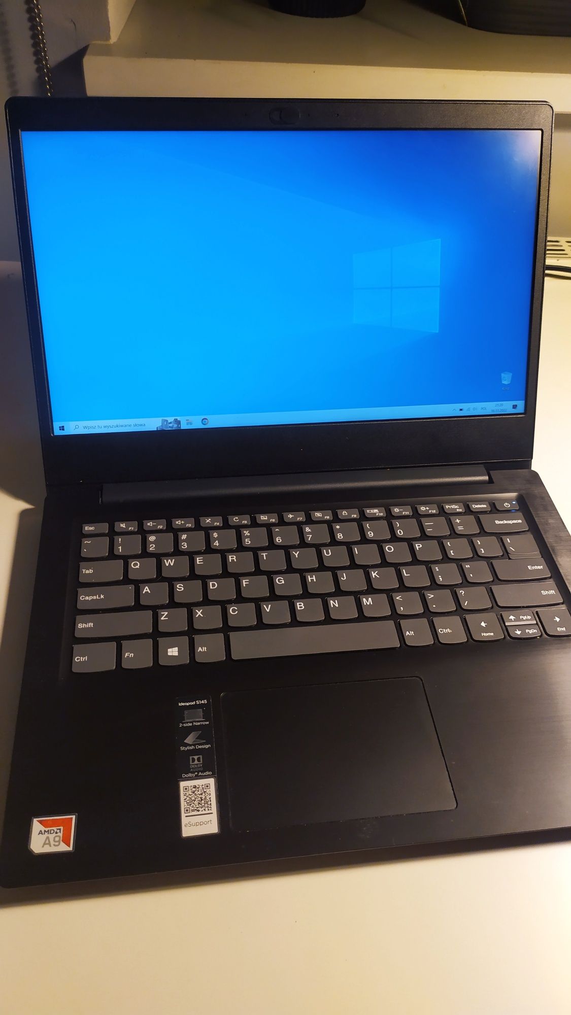 Laptop Lenovo IdeaPad S145-14AST 512 GB ssd 8 GB ram, jak NOWY,