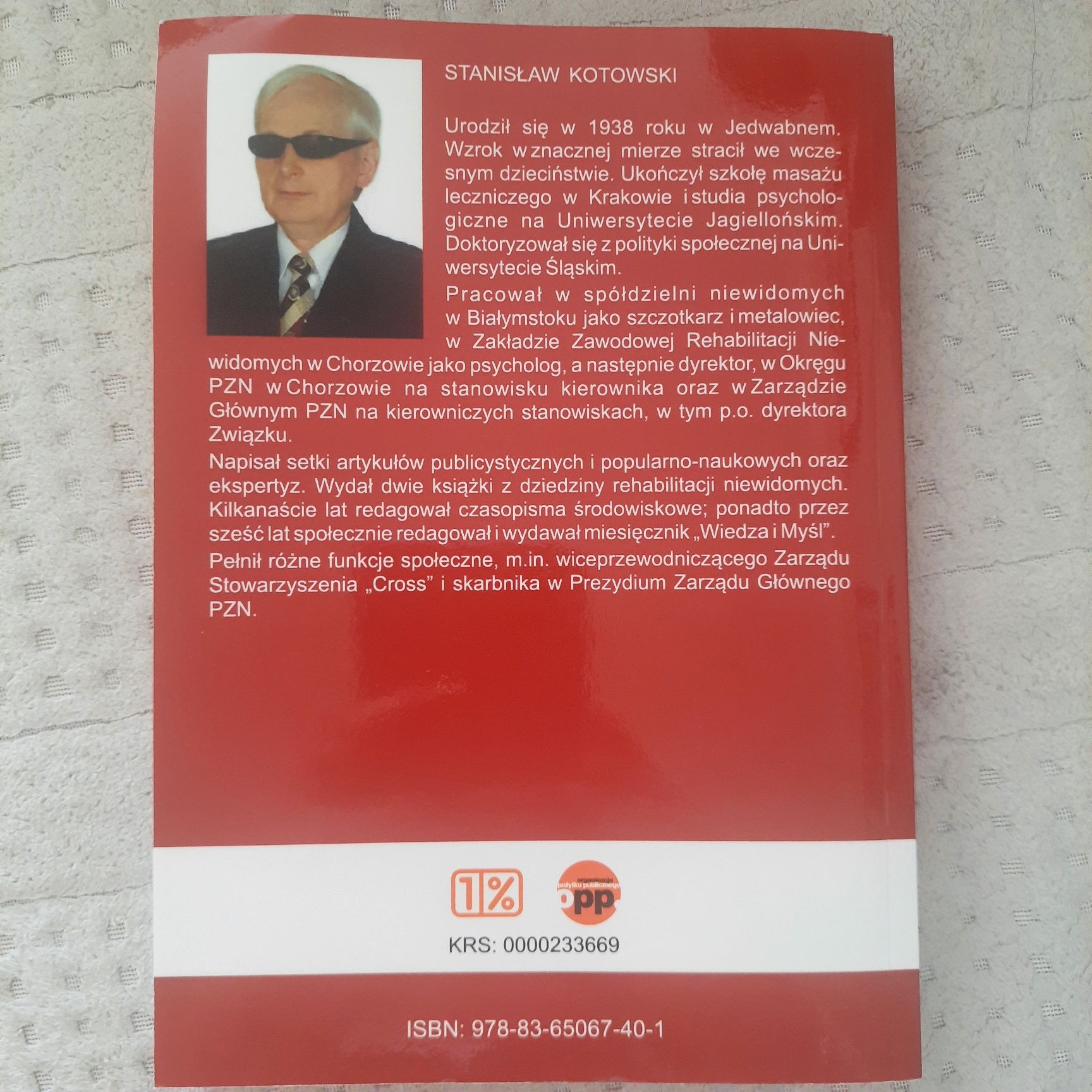 Cele rehabilitacji niewidomych i słabowidzących - Stanisław Kotowski