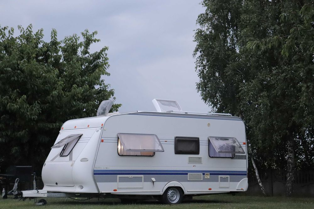 Przyczepa Kempingowa Hobby De Luxe 460 - 2008r. Solar Mover .OKAZJA !