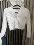 Sweter rozpinany pluszowy kardigan reserved S