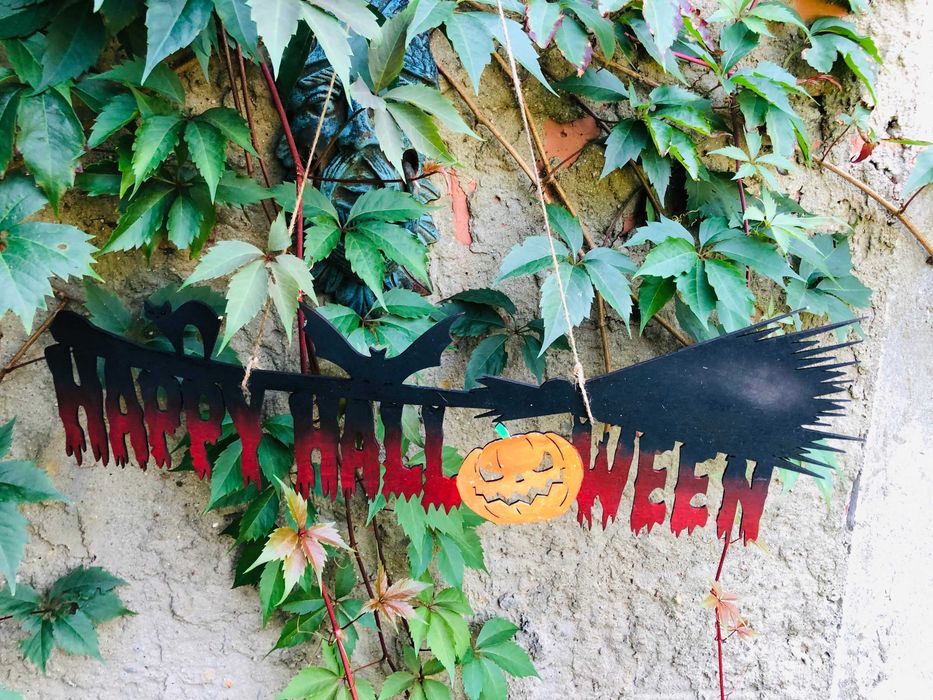 Dekoracja napis Happy Halloween