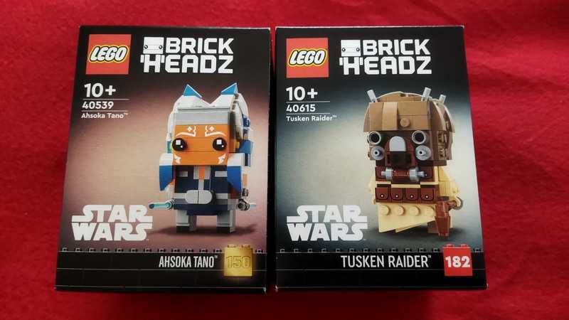 Lego Brickheadz 40539 Ahsoka Tano + 40615 Tusken Raider