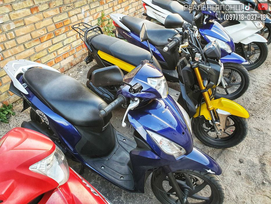 Honda dio 18 gray НOBA ПОСТABKA купить скутер мопед с контейнера