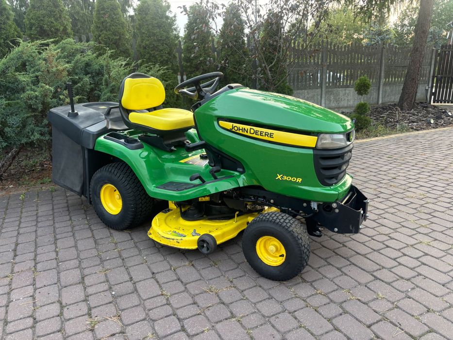 Kosiarka traktorek John Deere X300r 17km