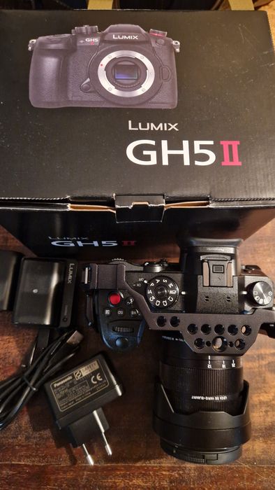 Panasonic Lumix GH5M2 z klatką smallrig