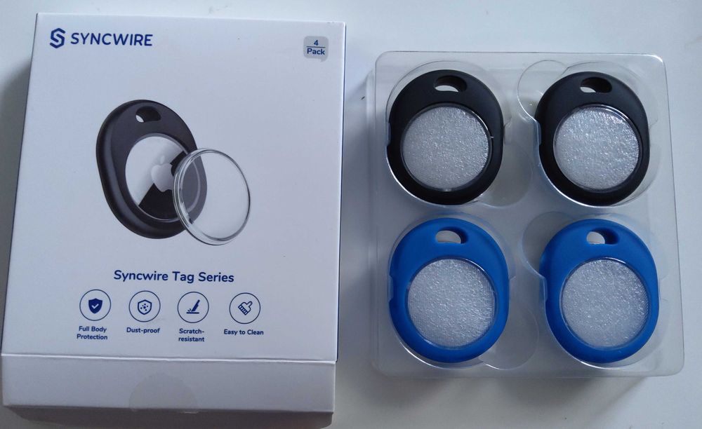 4-pak Etui na Air Tag AirTag odporne na wstrząsy i zarysowania