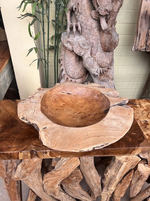Fruteira Lavatorio em Teca