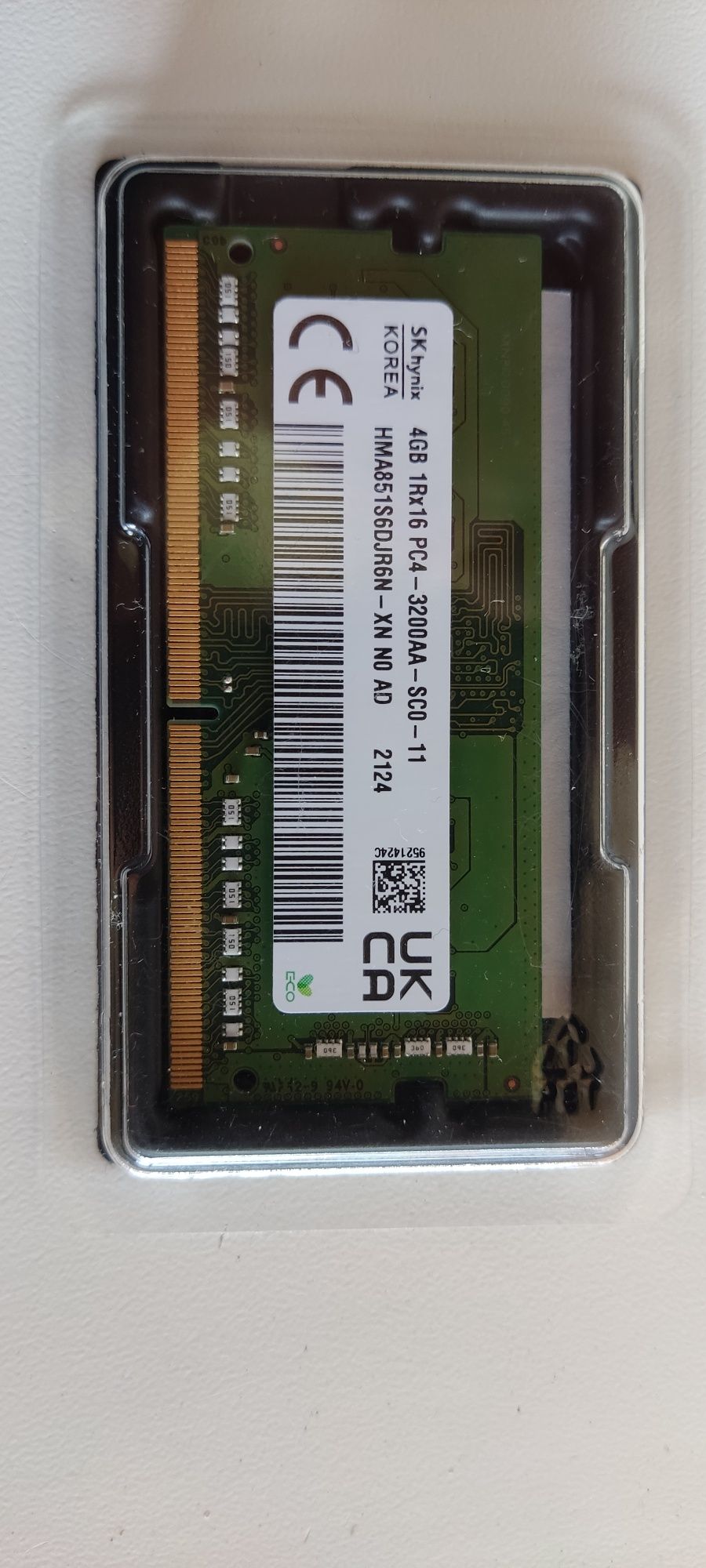 Пам'ять SK hynix 4 GB SO-DIMM DDR4 3200 MHz ,ціна за дві плашки