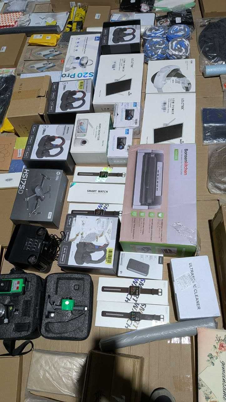 Ліквідаційна палета з Amazon – товари мультимедія! клас А, 161 кг