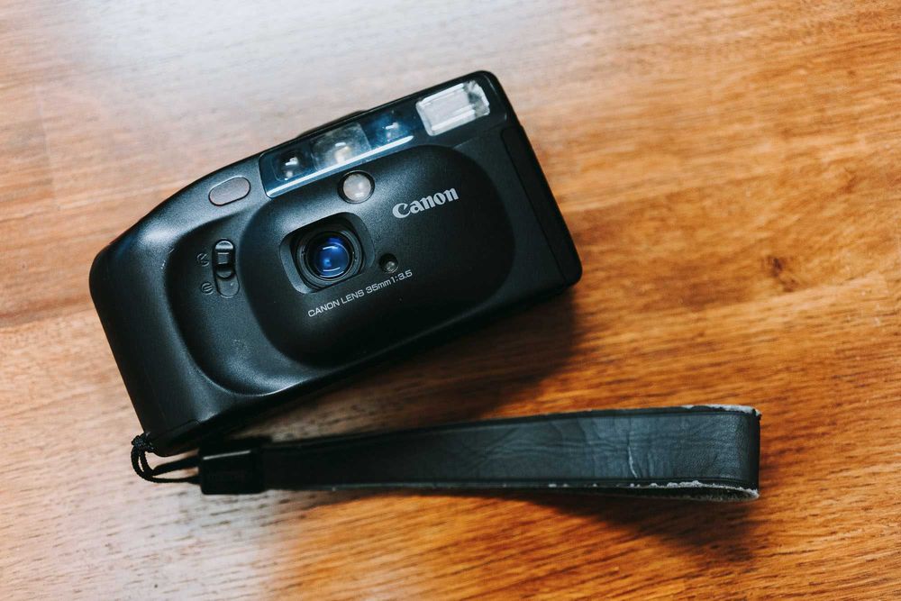 Aparat analogowy Canon Sure Shot Ace - 35mm 3.5 - SPRAWDZONY - street