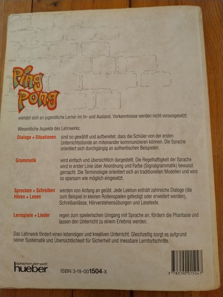 Niemiecki Ping Pong 1 Dein deutschbuch, Max Hueber Verlag