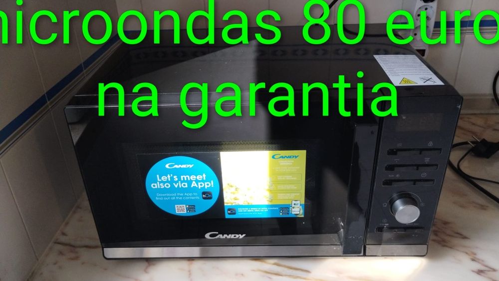 Microondas ainda na garantia