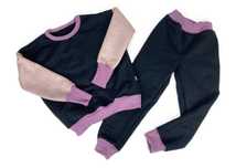 Naturalny dres merino 100% wełna ciepły miękki oddychający 116 spodnie
