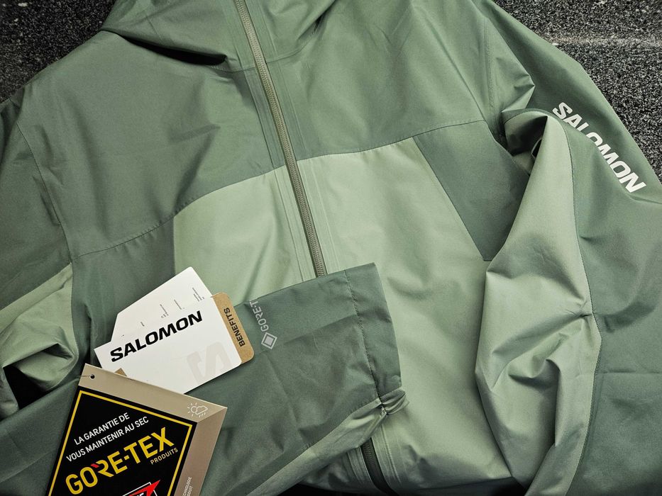 Casaco SALOMON (genuíno) com GORE-TEX para homem NOVO