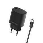 Beline Ład. siec. 1x USB-C 20W + kabelUSB-C czarna /black PD 3.0