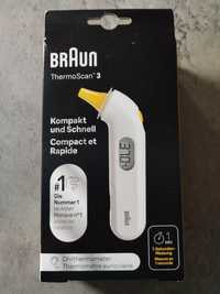 Termometr elektroniczny Braun ThermoScan3 IRT3030 biały