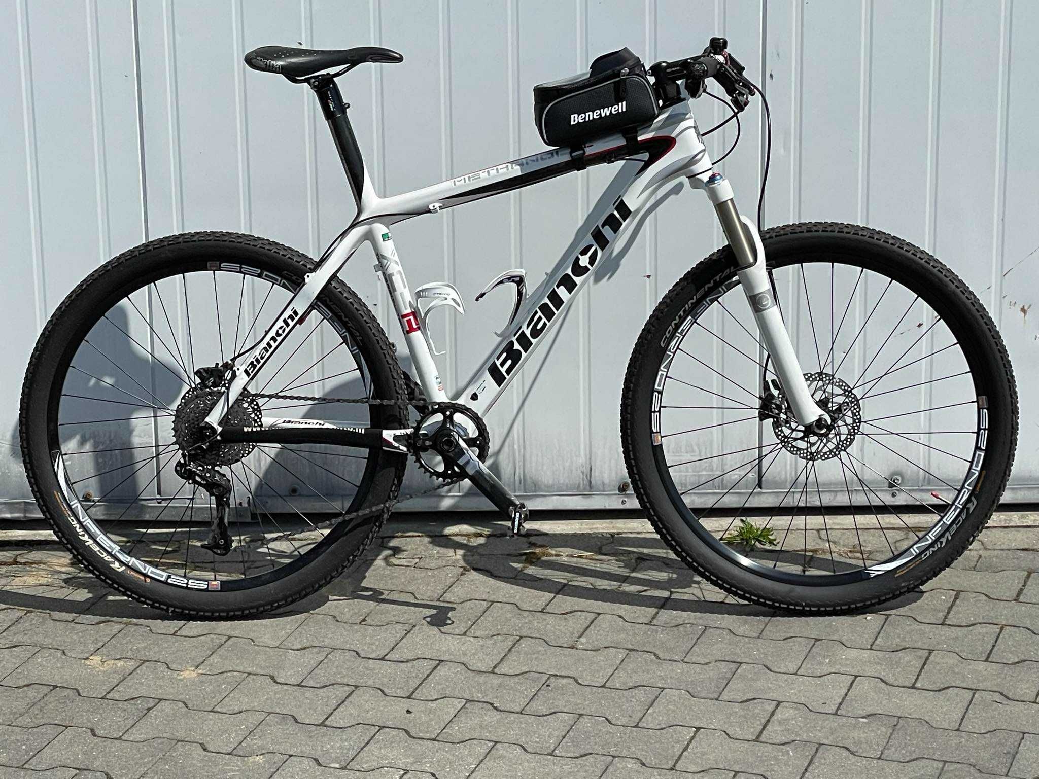 Rower górski MTB Bianchi Methanol XC-R Carbon biegi SRAM hamulce ORION