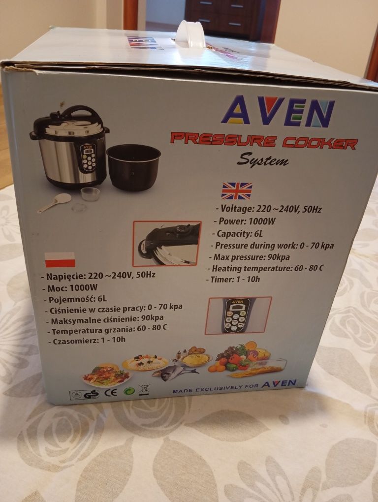 Szybkowar elektryczny AVEN CYD-60A-U | 6L | 1000W