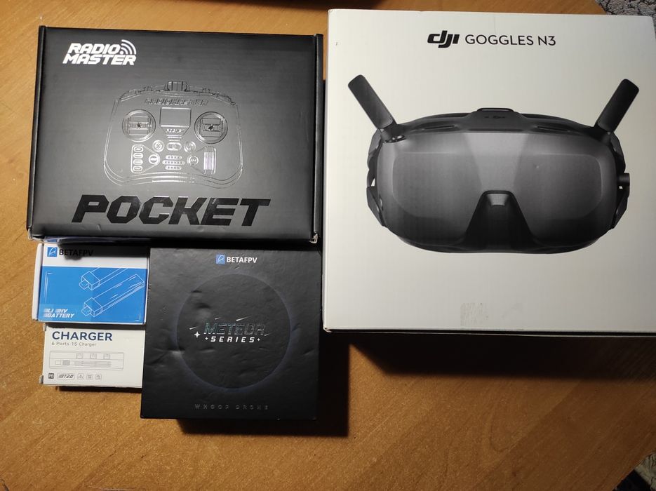 Комплект: ВETAFPV Meteor75 Pro 04 dji + dji Goggles N3 + Radio Master
