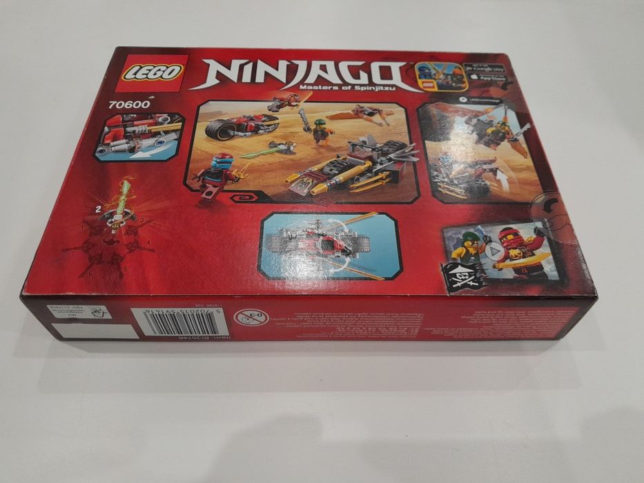 Nieotwarte Lego Ninjago 70600 Pościg na motocyklu