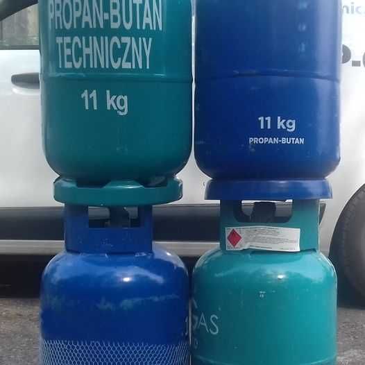 Nowe Butle Turystyczne pełne 2kg, 3kg, 5kg, Gaz propan butan. Dowóz