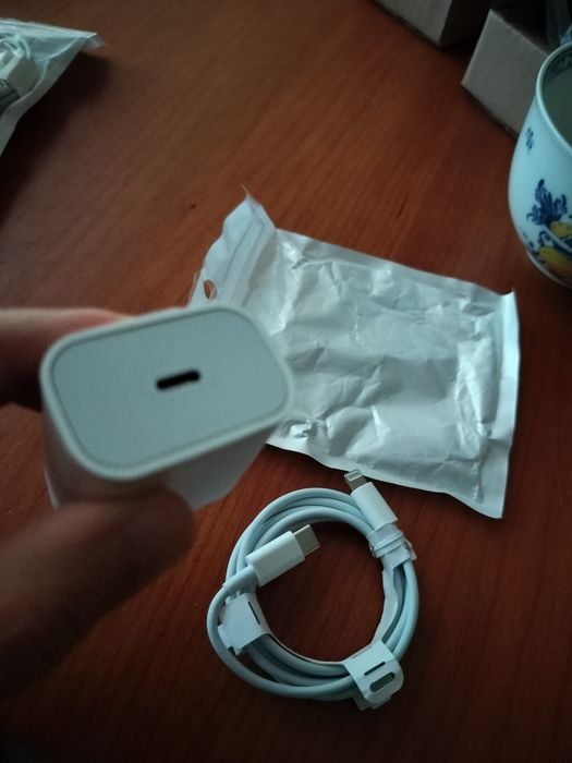 Carregador para iPhone de carga rápida + cabo de carregamento