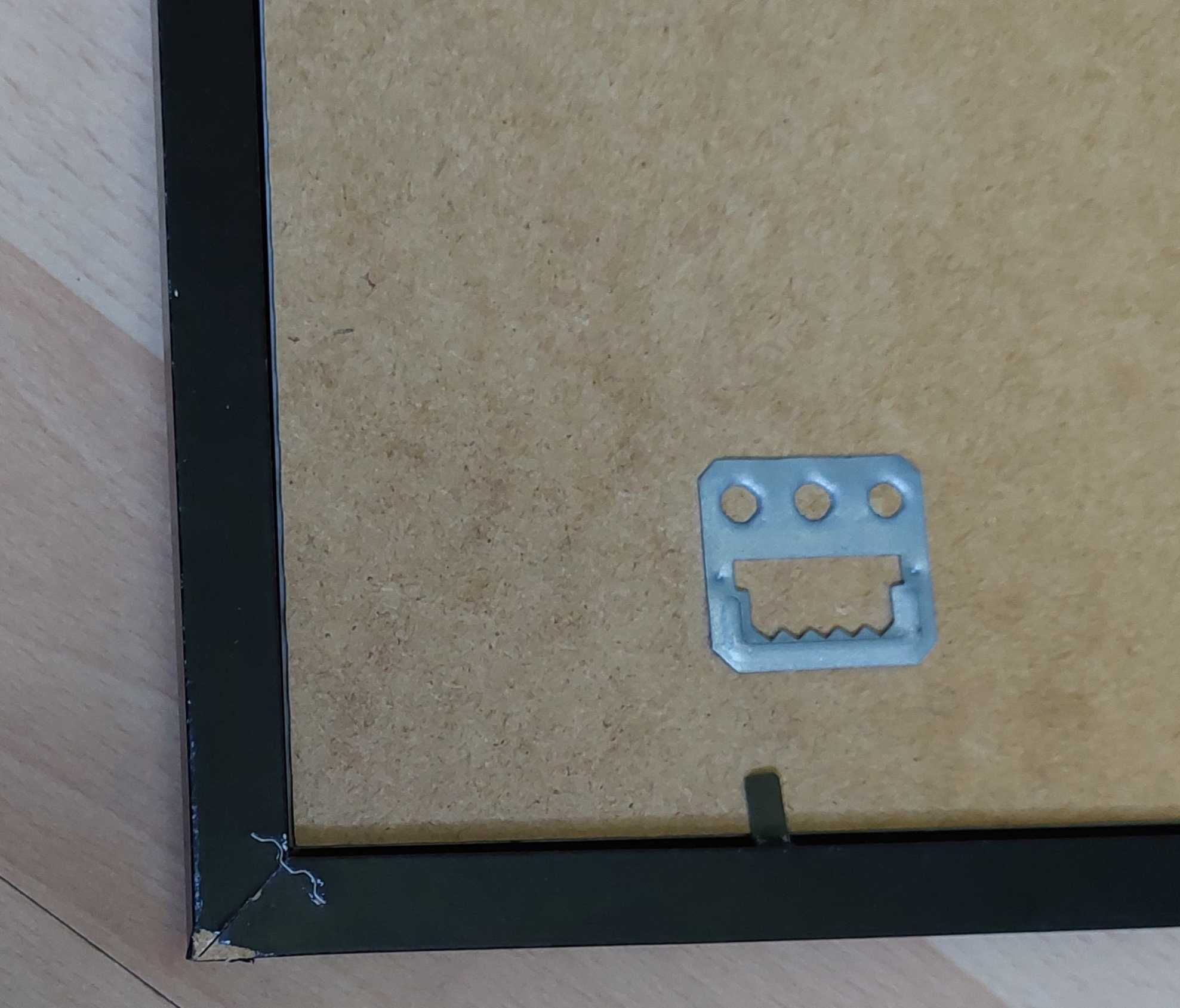 IKEA; ramka na 4 zdjęcia 9x 13 cm; MARIETORP z passe-partout; czarna