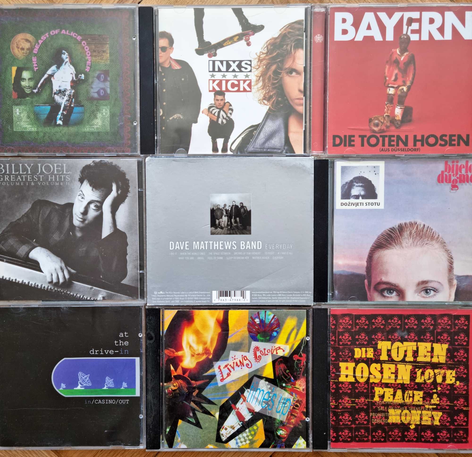 Płyty CD zestaw Stones  U2 INXS Niemen Prince