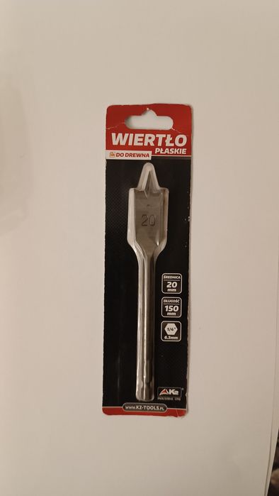 Wiertło płaskie do drewna 20