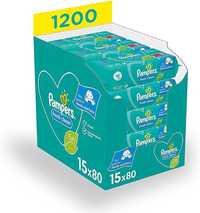 Pampers Fresh Clean Chusteczki Dla Niemowląt 1200 Sztuk (15 x 80)