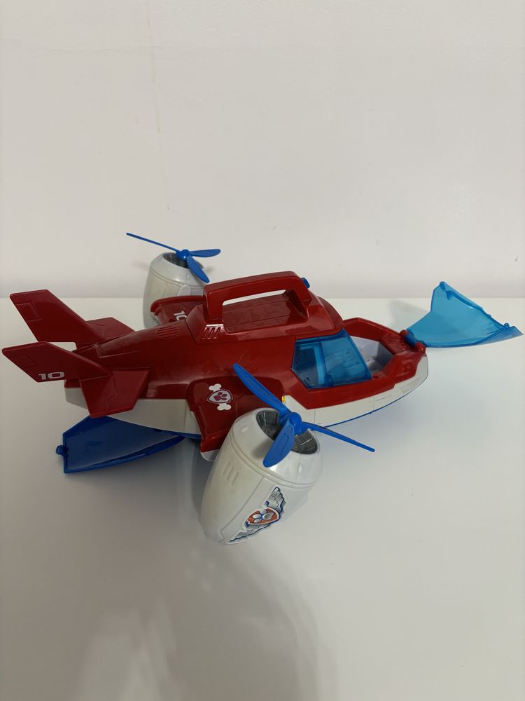 Zabawki Psi Patrol-samolot i patrolowiec zjezdzalnia
