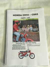 Honda CD50 Parts List