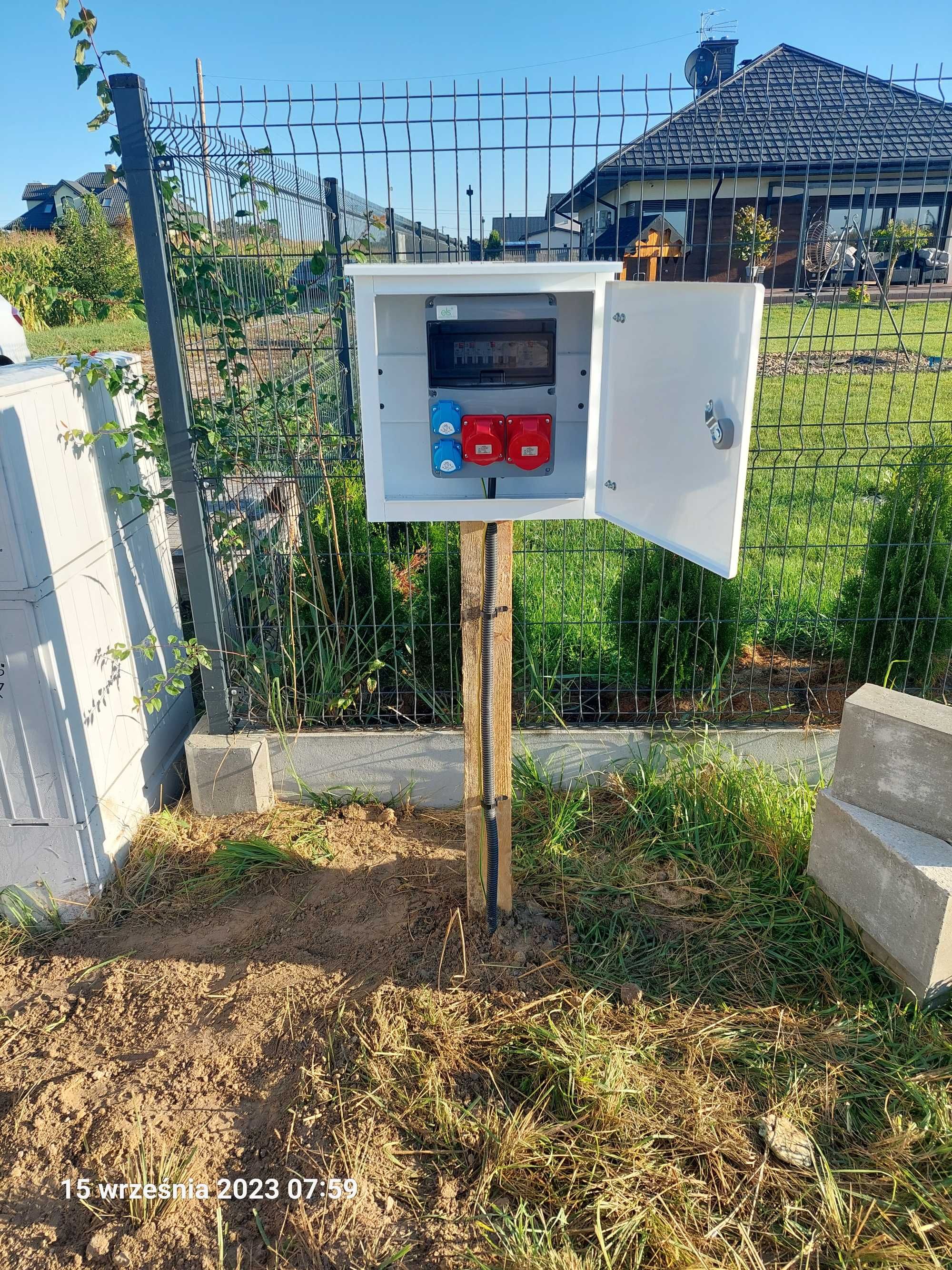 Elektryk,Instalacje elektryczne,Podłączenie indukcj,Przyłacza