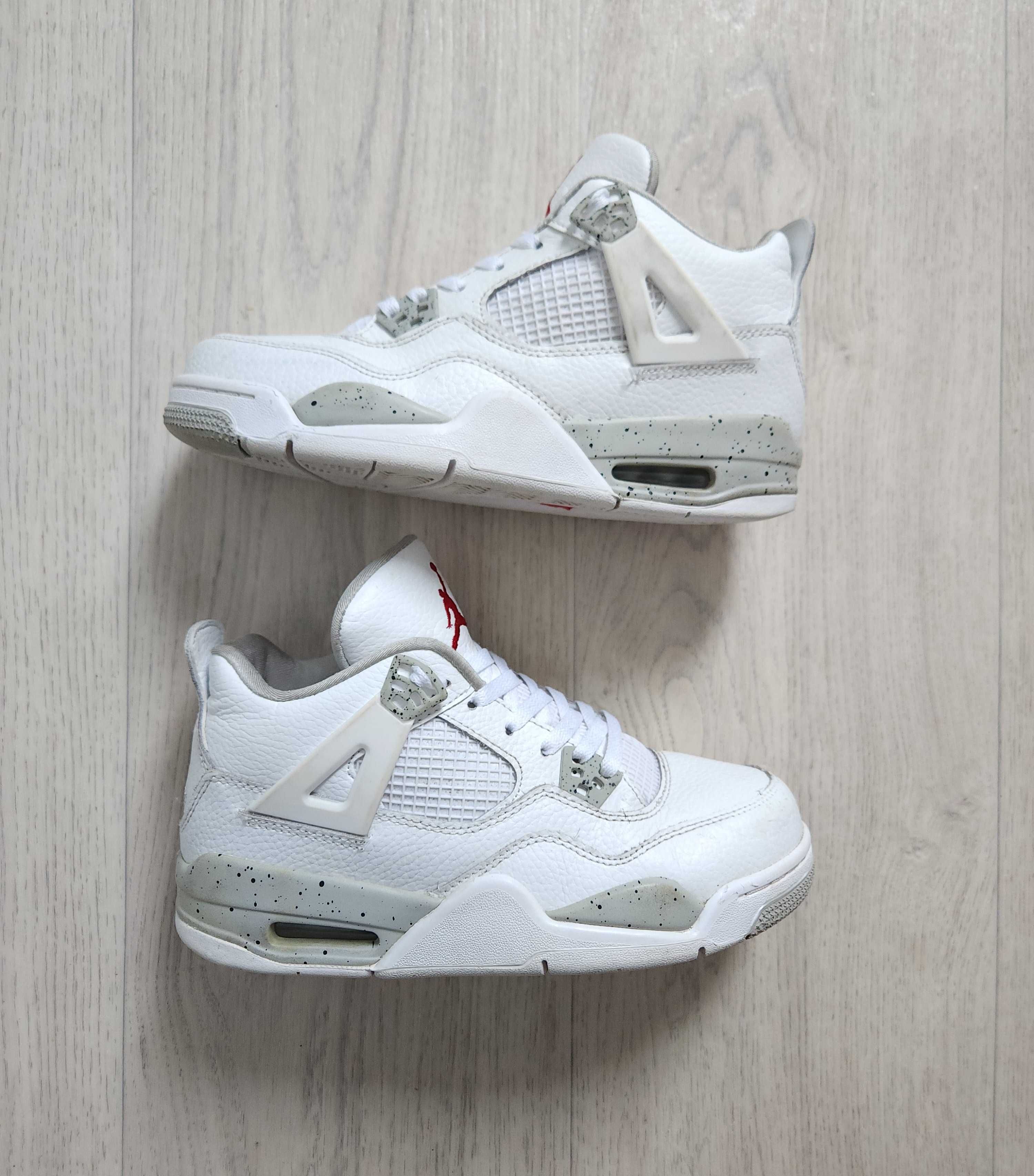 Nike Air Jordan 4 Retro White Oreo кроссовки 38