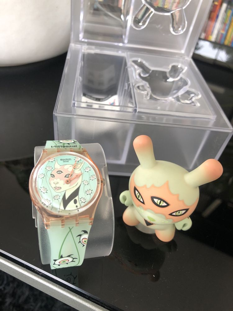 Relogio raro Swatch Kidrobot