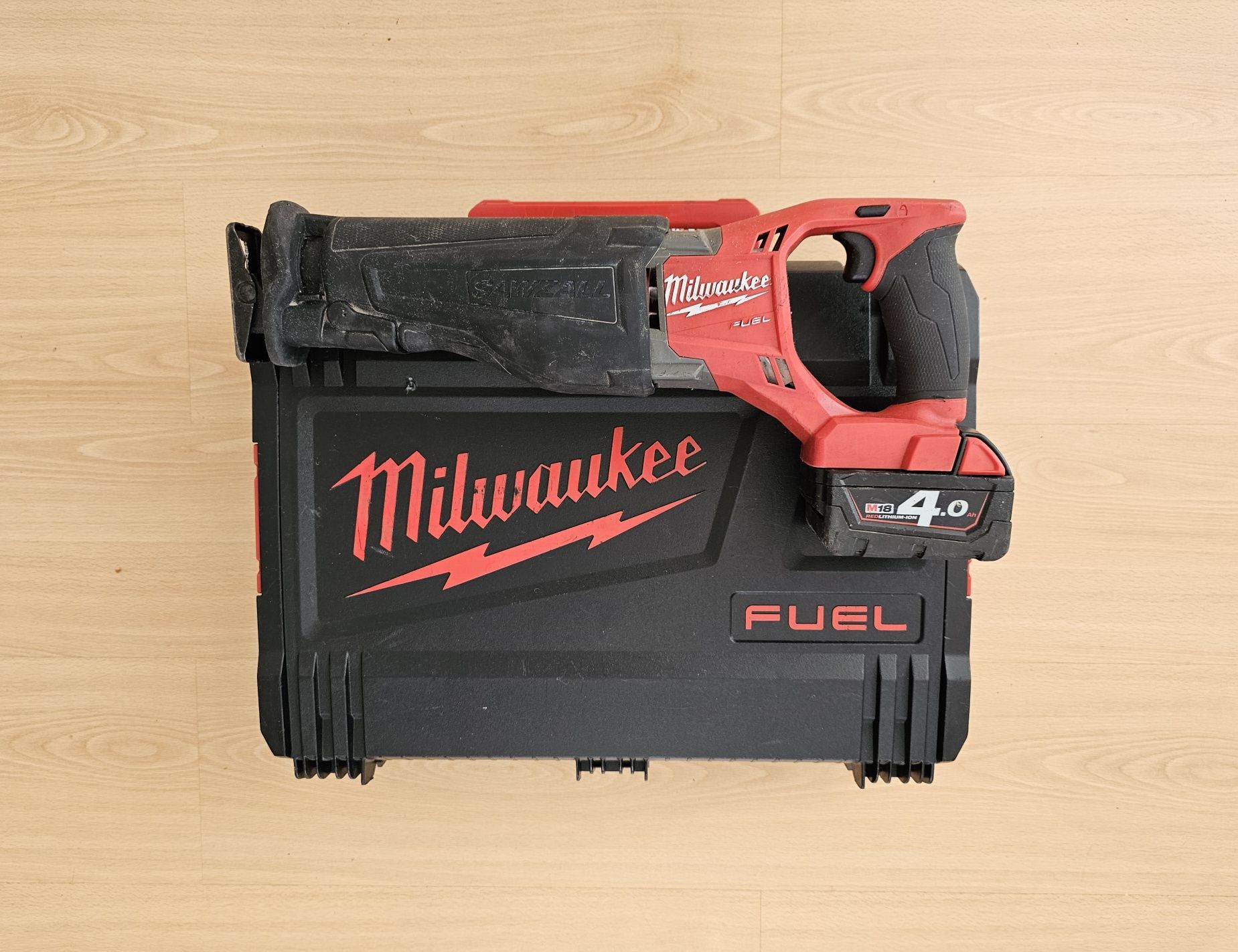 MILWAUKEE M18 CSX M18CSX Aku Piła Szablasta Lisica + Aku4.0Ah +Walizka