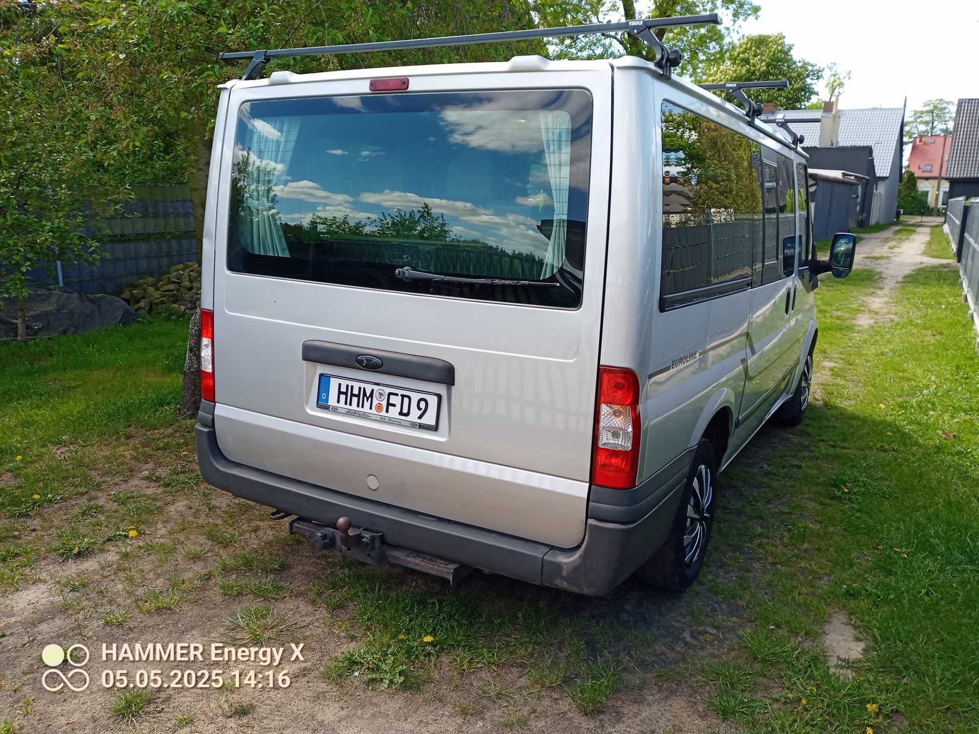 Ford Transit 2.2 TDCI Euroline 7 Osób Webasto Klima Kamper Multivan