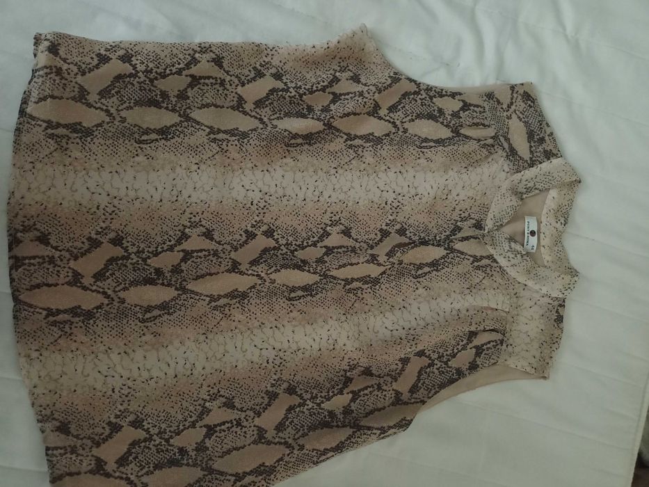 bluzeczka damska wężowy wzór rozm.42