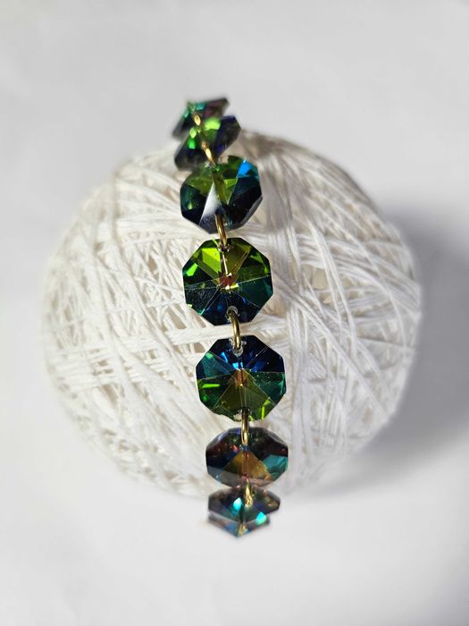 Bransoletka z kryształków jablonex - nowa