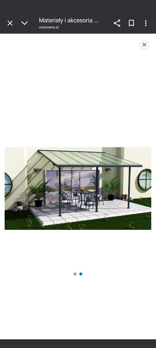 Pergola aluminiowa Verve 3 x 4,2 m szara