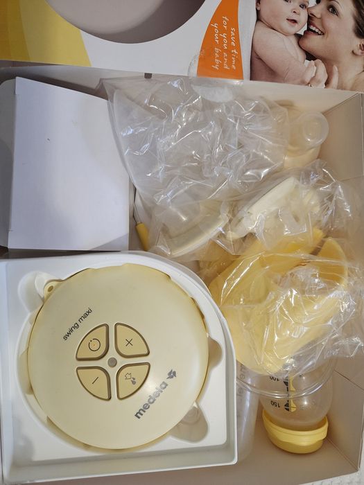 Bomba de extração de leite elétrica dupla, Medeia swing maxi