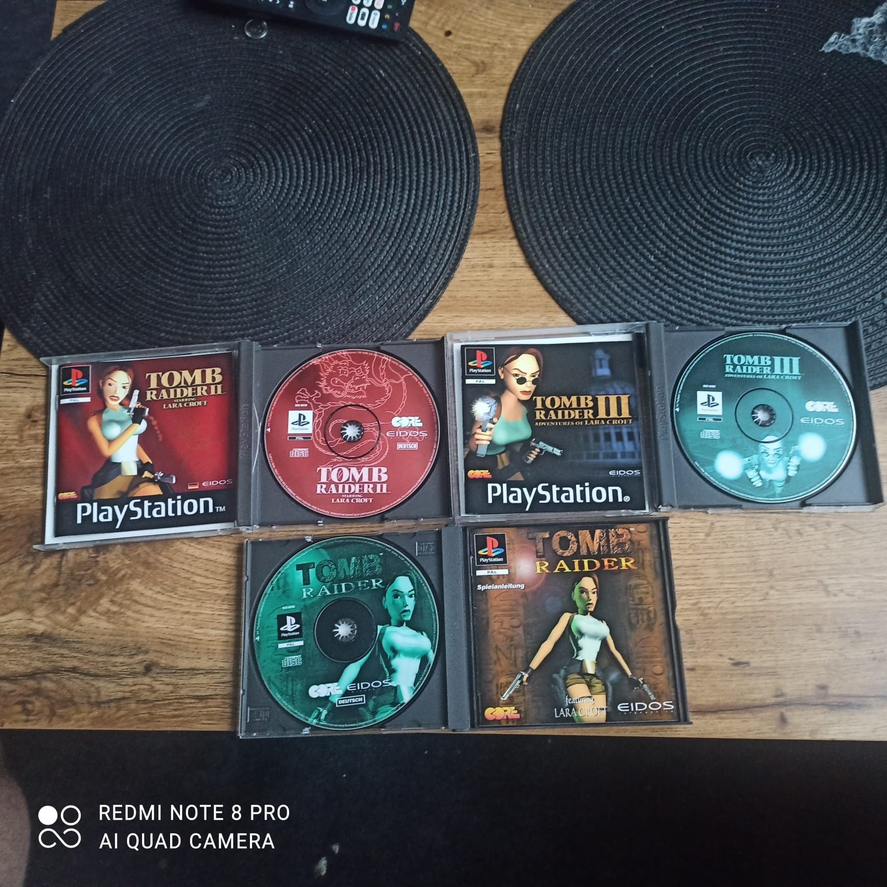 Gry Play Station 1 Tomb Raider 3 części.