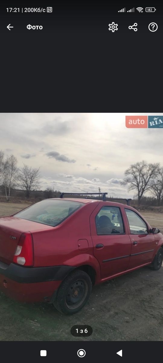 В продажі дачіа логан
