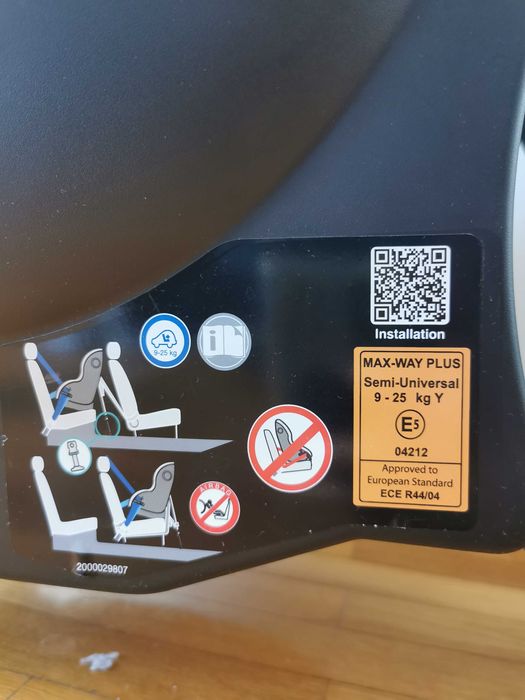 Cadeira auto Britax Romer Max-way plus